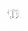 Глэдис Модуль 30 «Тумба прикроватная» - Интернет - магазин корпусной мебели "Комод72", Тюмень