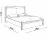 Глэдис Модуль 31 «Кровать 1,6» с ламелями и мягкой частью	 - Интернет - магазин корпусной мебели "Комод72", Тюмень